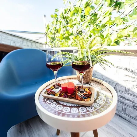Hotel Dach Wochnung Mit Terrasse